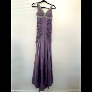 Alex teih Long dress for women size 2 color purple